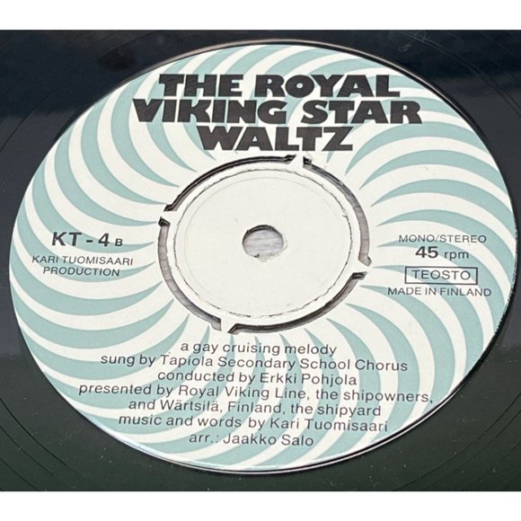 The Royal Viking Cruise Line 45 Record Souvenir Star Waltz Tapiola School Chorus - Picture 6 of 8